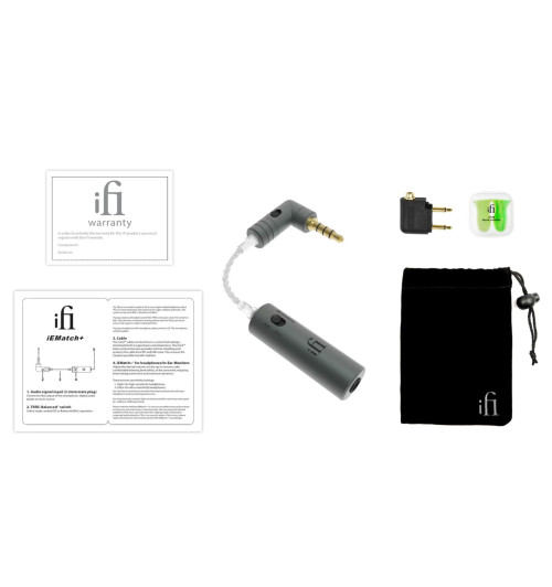 iFi Audio iEMatch+ - reduktor szumów do słuchawek