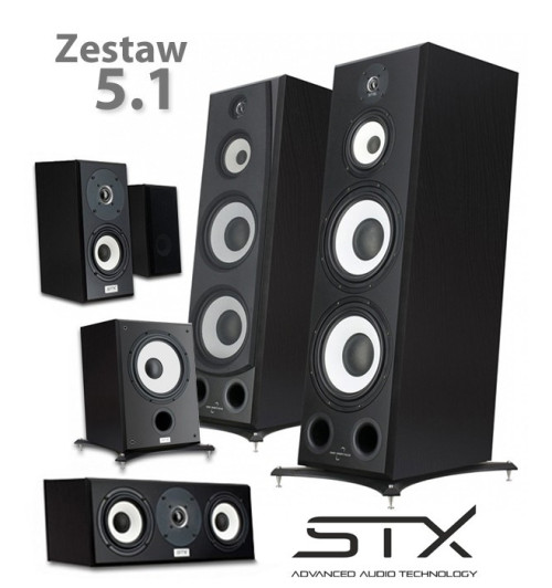 Zestaw kolumn kina domowego STX Electrino - 5.1 v2