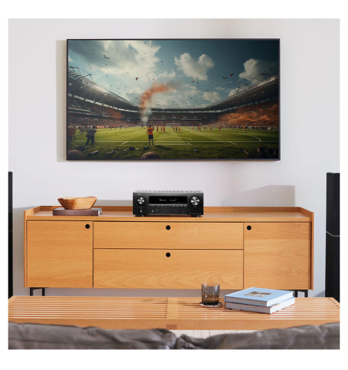 Denon AVR-X1800H - Amplituner sieciowy kina domowego 7.2 8K
