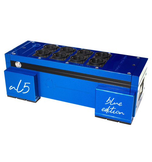 Acoustic Dream AL-5 Blue Edition - Kondycjoner zasilania / listwa zasilająca z 8 gniazdami Cardas