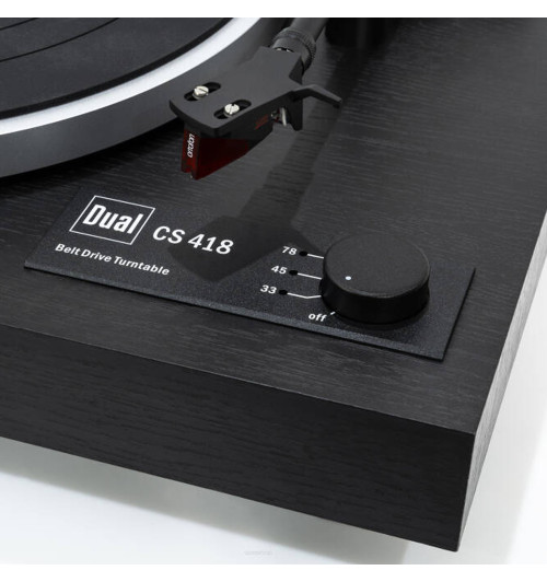 Dual CS 418 - Gramofon z przedwzmacniaczem i wkładką Ortofon 2M Red