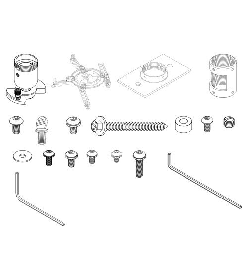 Peerless-AV PJF2-UNV Vector Pro II - Uchwyt sufitowy do projektora