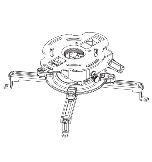 Peerless-AV PRGS-UNV - Uchwyt sufitowy do projektora
