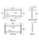Peerless-AV PF640 Paramount - Płaski uniwersalny uchwyt ścienny do TV / monitora 32" - 46"