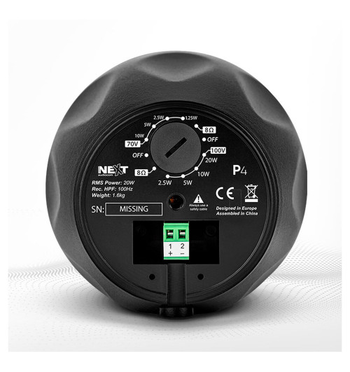 NEXT Audiocom P4 Wall - wodoodporny głośnik zewnętrzny 70/100V