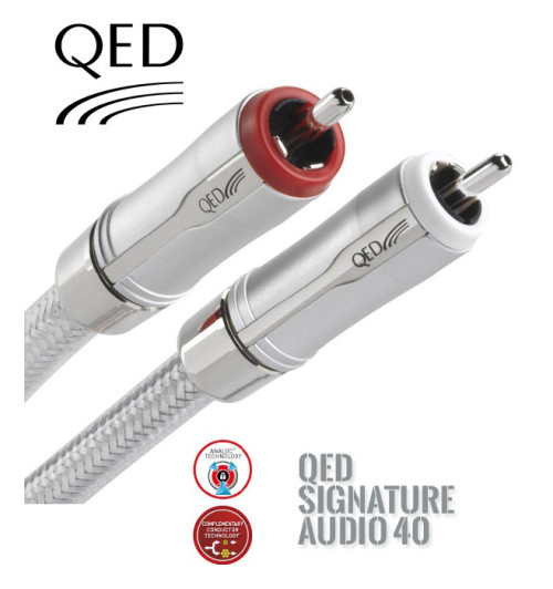 Kabel interkonekt 2RCA-2RCA CINCH QED SIGNATURE QE2448 - 3m