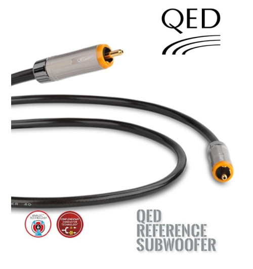 Kabel do subwoofera 1RCA QED REFERENCE QE3230 - 3m