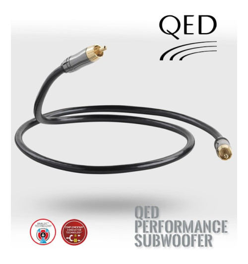 Kabel do subwoofera 1RCA QED PERFORMANCE QE6300 - 3m
