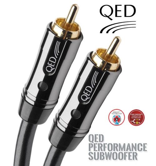 Kabel do subwoofera 1RCA QED PERFORMANCE QE6300 - 3m