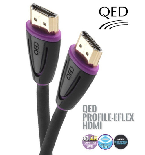 Kabel HDMI HIGHSPEED QED PROFILE EFLEX QE5011 - 1m