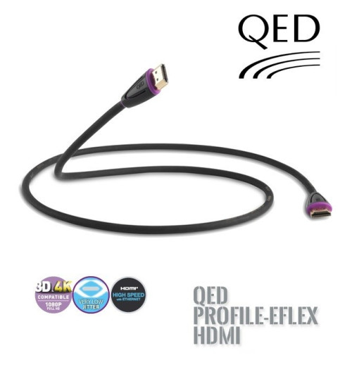 Kabel HDMI HIGHSPEED QED PROFILE EFLEX QE5015 - 2m