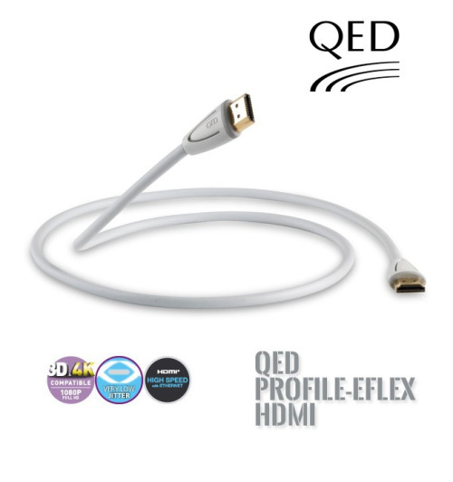 Kabel HDMI HIGHSPEED QED PROFILE EFLEX QE5012 - 1m
