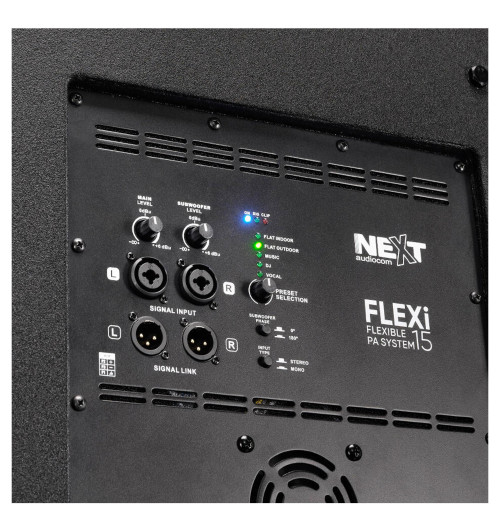 NEXT Audiocom FLEXi 15 System - kompaktowy aktywny system PA 2.1