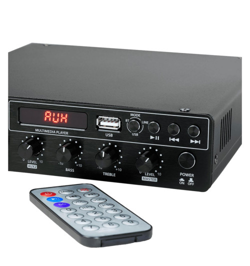 NEXT Audiocom MX120 - wzmacniacz miksujący z Bluetooth 5.0