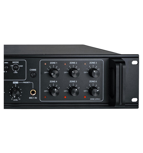 NEXT Audiocom MX350 - 6-strefowy wzmacniacz miksujący z Bluetooth