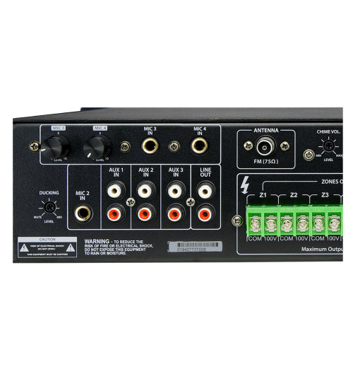 NEXT Audiocom MX350 - 6-strefowy wzmacniacz miksujący z Bluetooth