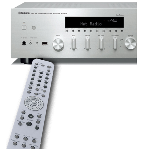 Amplituner stereo Yamaha R-N602 z MusicCast i Spotify