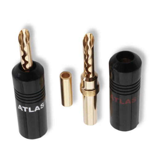 Atlas Z-plug Achromatic - wtyk banan zaciskany