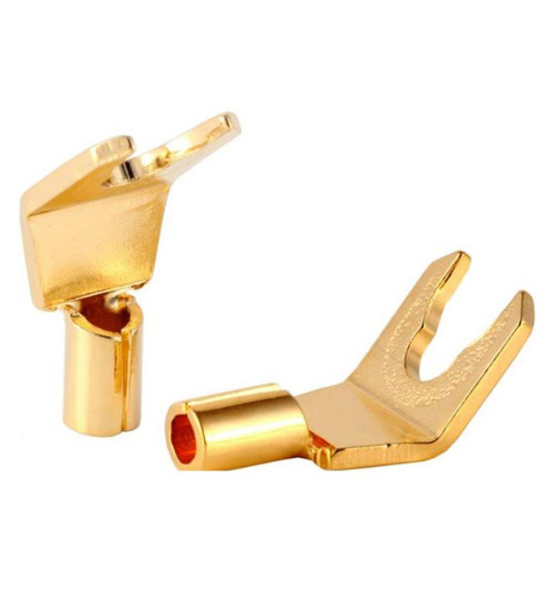 Wtyk widłowy zaciskany Atlas OFC Spade Plug | AVstore.pl