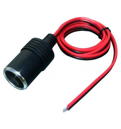 Gniazdo zapalniczki samochodowej z kablem 1m