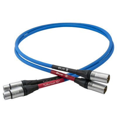 Tellurium Q BLUE II XLR - Para zbalansowanych kabli interkonekt XLR
