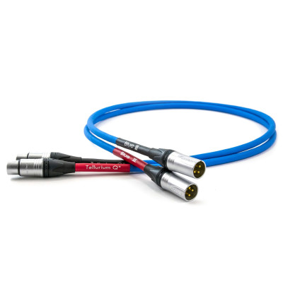 Tellurium Q BLUE II XLR - Para zbalansowanych kabli interkonekt XLR