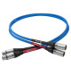 Tellurium Q BLUE II XLR - Para zbalansowanych kabli interkonekt XLR