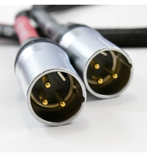 Tellurium Q Black II XLR - Para zbalansowanych kabli interkonekt XLR