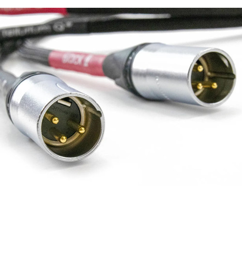 Tellurium Q Black II XLR - Para zbalansowanych kabli interkonekt XLR