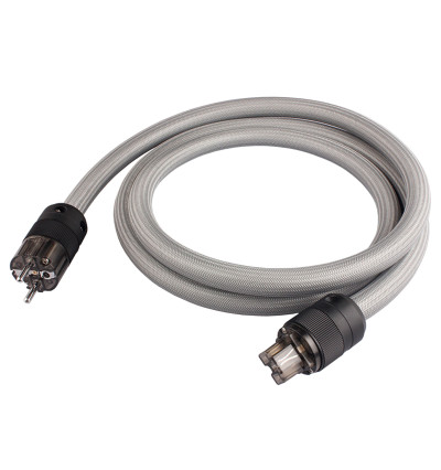 TAGA Harmony STPC-TS Silver Line - Kabel przewód zasilający Schuko-IEC C13