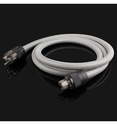 TAGA Harmony STPC-TS Silver Line - Kabel przewód zasilający Schuko-IEC C13