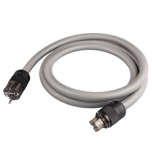 TAGA Harmony STPC-TS Silver Line - Kabel przewód zasilający Schuko-IEC C13