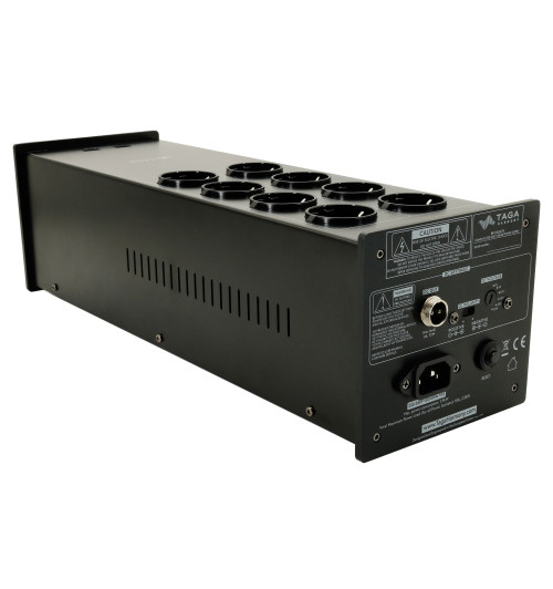 Taga Harmony PF-1000LPS - Filtr zasilania / listwa zasilająca 8 gniazd + 2 USB