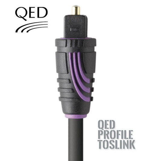 Kabel optyczny TOSLINK QED PROFILE QE5061 - 1m