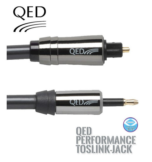 Kabel optyczny TOSLINK-JACK QED PERFORMANCE QE7100 - 1m