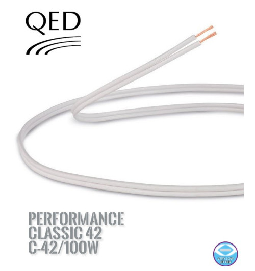 Kabel głośnikowy QED PERFORMANCE C-42/100W - 2 x 1.25mm2