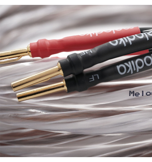 Melodika BSBW22515 Brown Sugar - Komplet konfekcjonowanych kabli głośnikowych z Solid Grip bi-wire OFC 6N 2x 1,5m