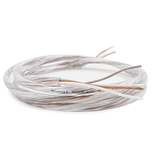 Melodika BSBW22515 Brown Sugar - Komplet konfekcjonowanych kabli głośnikowych z Solid Grip bi-wire OFC 6N 2x 1,5m