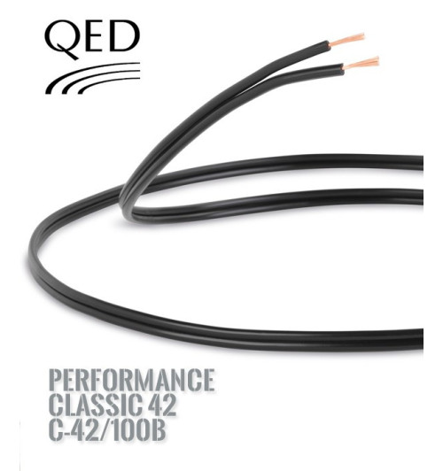 Kabel głośnikowy QED PERFORMANCE C-42/100B - 2 x 1.25mm2
