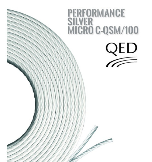Kabel głośnikowy QED PERFORMANCE SILVER MICRO C-QSM/100 [1 m.b]