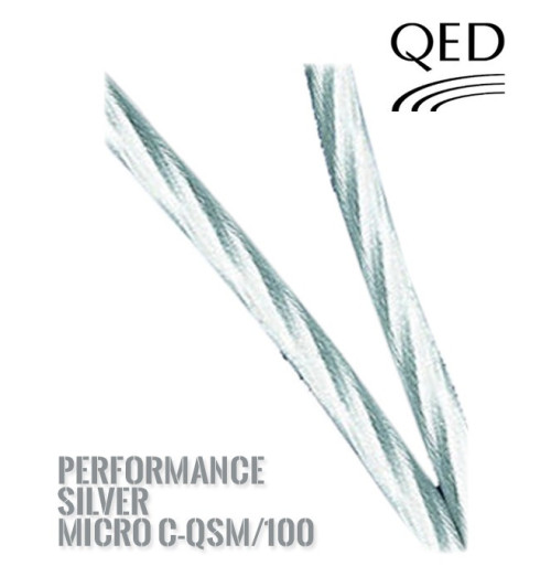Kabel głośnikowy QED PERFORMANCE SILVER MICRO C-QSM/100 [1 m.b]