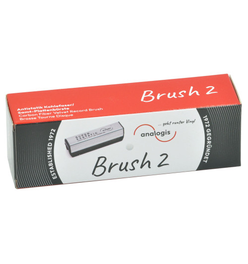Analogis Brush 2 - Aksamitna szczoteczka do czyszczenia płyt winylowych