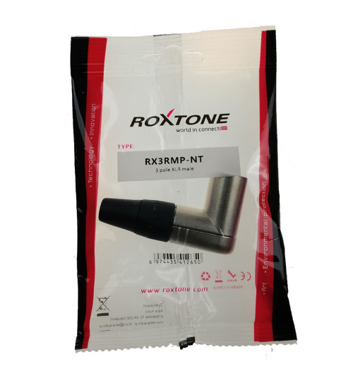 Roxtone RX3RMP-NT - gniazdo kątowe typu XLR