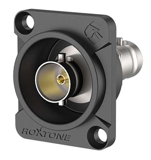 Gniazdo tablicowe dwustronne typu BNC Roxtone RAB75D-B | AVstore.pl