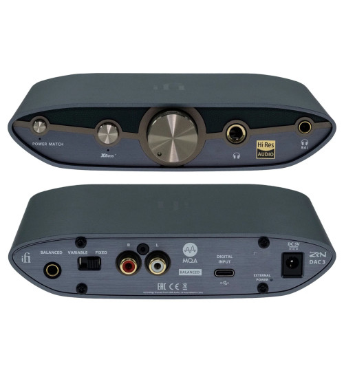 iFi Audio ZEN DAC V3 - Wzmacniacz słuchawkowy, konwerter USB DAC