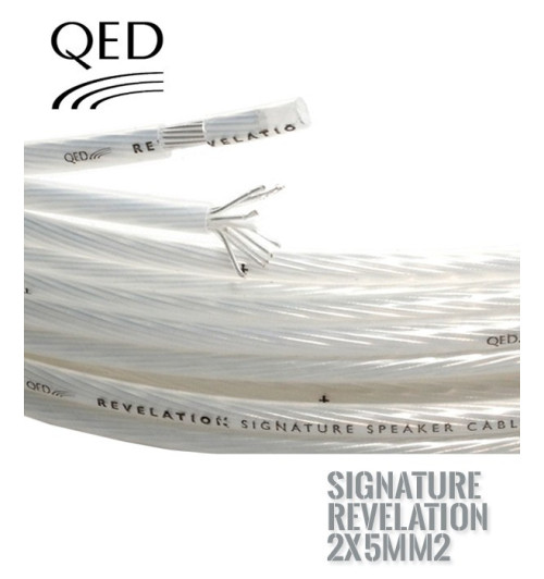 Kabel głośnikowy QED SIGNATURE C-QEDREV/50 - 2 x 5.0mm2