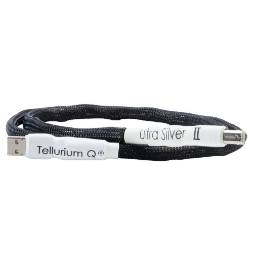 Tellurium Q Ultra Silver II USB - Profesjonalny kabel USB-A do USB-B