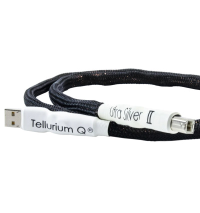 Tellurium Q Ultra Silver II USB - Profesjonalny kabel USB-A do USB-B