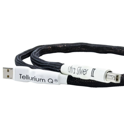 Tellurium Q Ultra Silver II USB - Profesjonalny kabel USB-A do USB-B