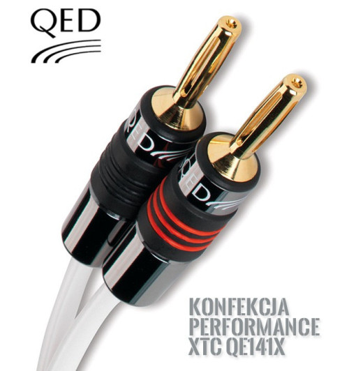 Kabel głośnikowy konfekcja QED PERFORMANCE XTC QE1410 - 2m